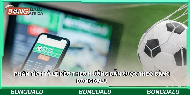 Phân tích tỷ lệ kèo theo hướng dẫn cược theo bảng Bongdalu